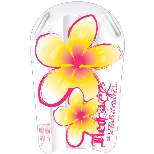 REDBACK ROCKET FRANGIPANI 120CM STYLISH DECK PRINT - INFLATABLE BODY BOARD