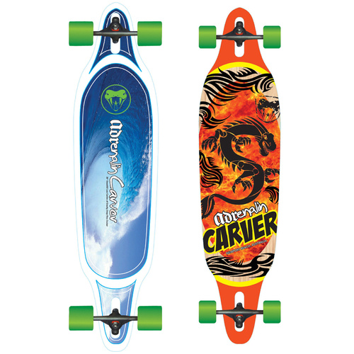 Adrenalin Carver Drop Thru Skateboard 38 Inch