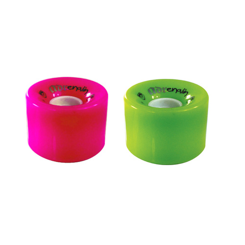 ADRENALIN CRUISER SKATEBOARD WHEEL - 60mm x 45mm - 4 Pack - 2 COLOURS AVAILABLE