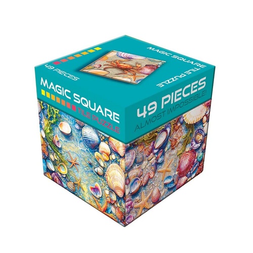 Cobble Hill Magic Square Tile Puzzle: Tidal Pool 49 Pieces