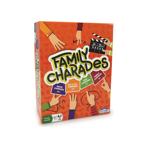Outset Media Family Charades New Design 2+ Players Ages 7+ (OUT11168)