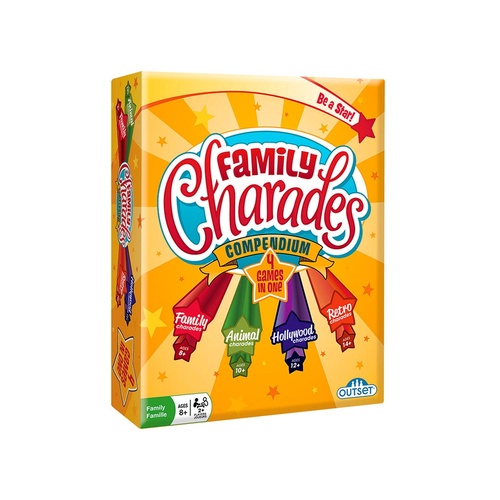 Family Charades Compact Board Game (OUT11169)