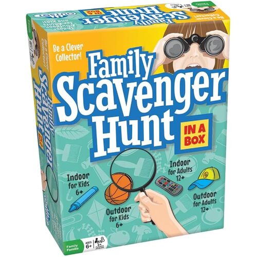 Outset Media Family Scavenger Hunt Card Game 2+ Players Ages 6+ (OUT11172)