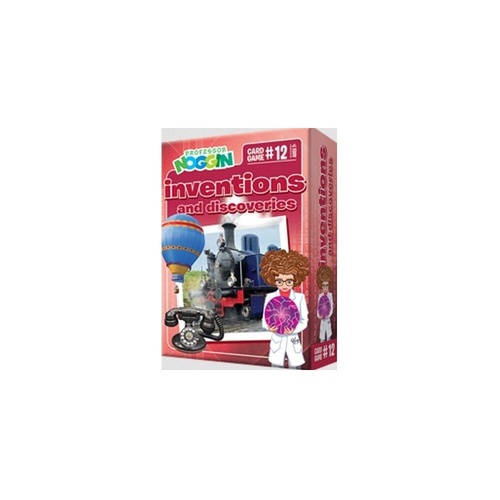 Outset Media Professor Noggin Inventions & Discoveries Card Game