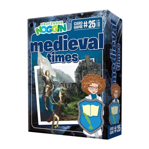 Outset Media Professor Noggin Medieval Times Card Game 2+ Players