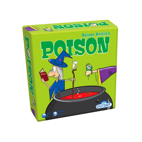 Outset Media Poison by Reiner Knizia Card Game 3-6 Players Ages 8+ (OUT11600)