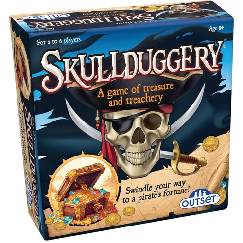 Outset Media Skullduggery Treasure & Treachery Card Game 2-6 Players (OUT11607)