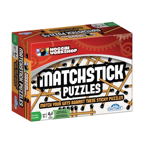 Noggin's Matchstick Puzzles By Outset Childrens Educational Game Toys OUT16006