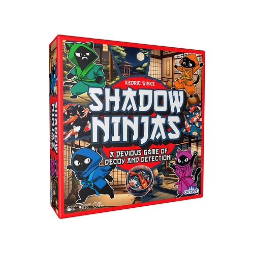 Outset Shadow Ninjas Board Game 2-5 Players Ages 8+ (OUT16370)