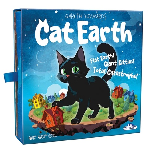Cat Earth by Gareth Edwards Fun Board Game 2-4 Players Ages 8+