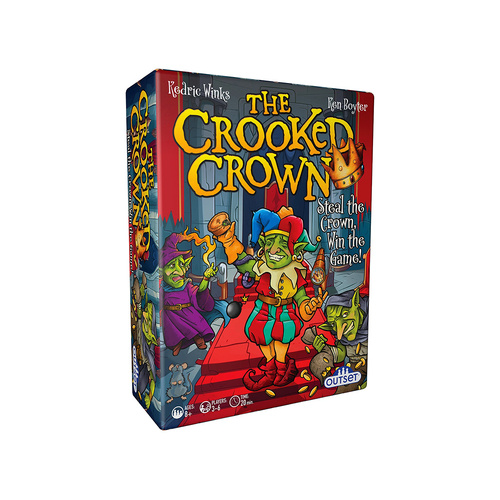 Outset The Crooked Crown Board Game 3-6 Players Ages 8+ (OUT16380)
