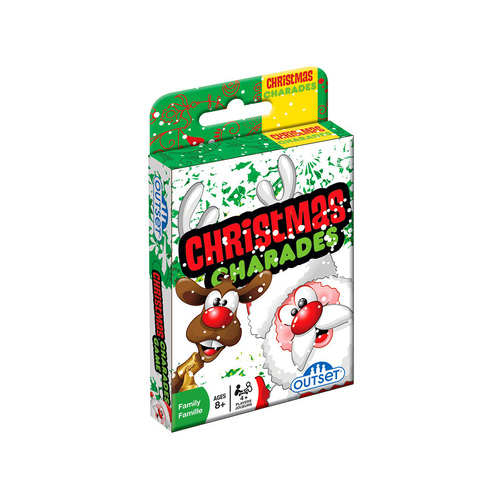 Outset Media Christmas Charades Card Game 4+ Players Ages 8+ (OUT19136)