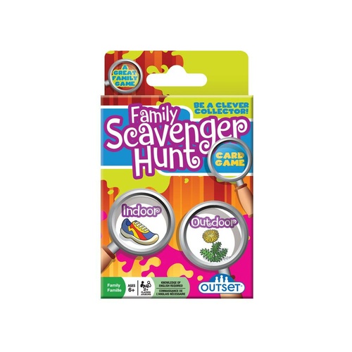 FAMILY SCAVENGER HUNT CARD GAM (OUT19173)