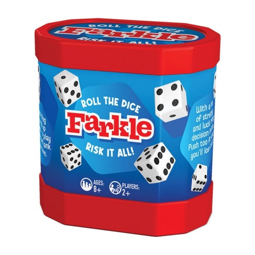 Farkle Roll the Dice Risk It All Classic Dice Game 2+ Players Ages 8+