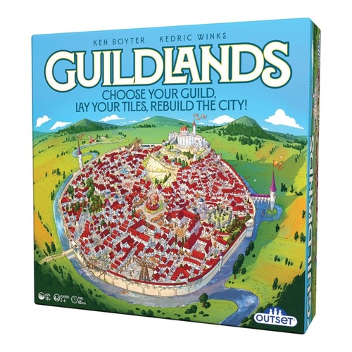 Outset Media Guildlands Board Game 2-6 Players Ages 10+