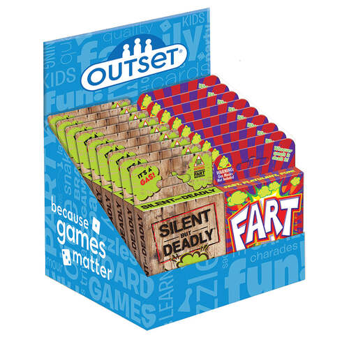 Outset Media Card Games Counter Display Unit 18 Pack (OUTDCARD2)
