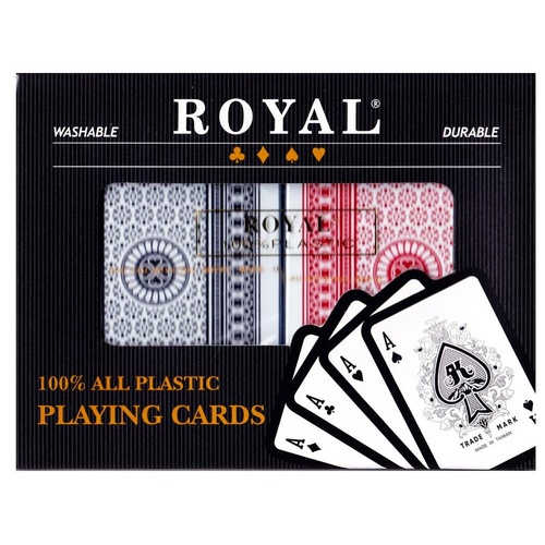 ROYAL 100% PLASTIC DOUBLE DECK (PC310033)