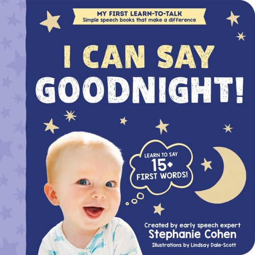 I Can Say Goodnight Book by Stephanie Cohen Board Book