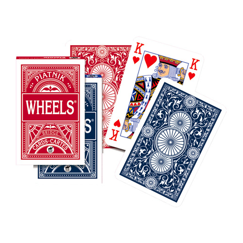 Piatnik Wheels Bridge Playing Cards Linen Single Deck (PIA1392)