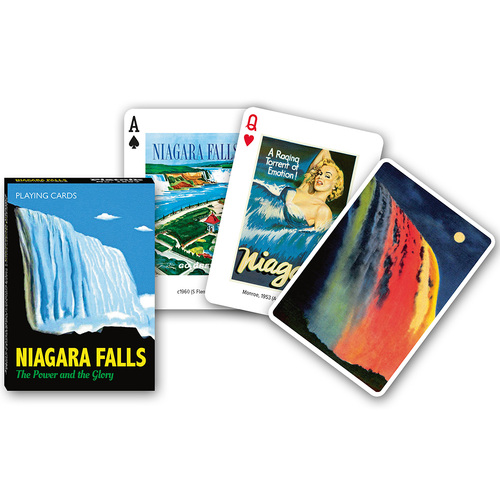 Piatnik Niagara Falls Poker Playing Cards Single Deck (PIA1697)