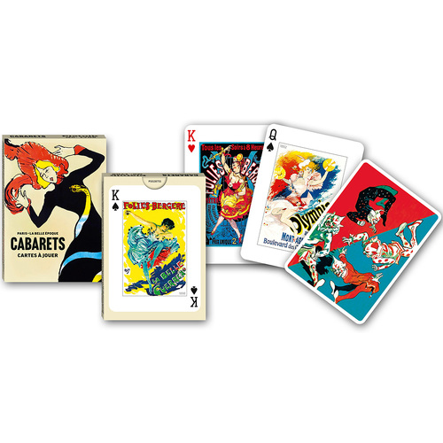 Piatnik Cabarets Poker Playing Card Game Single Deck (PIA170911)