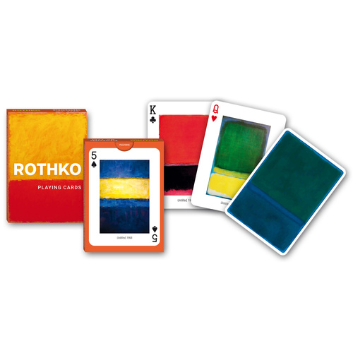 Piatnik Rothko Collectors Poker Playing Cards Single Deck (PIA1713)