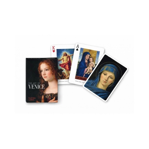 Piatnik The Art of Venice Poker Playing Cards Single Deck