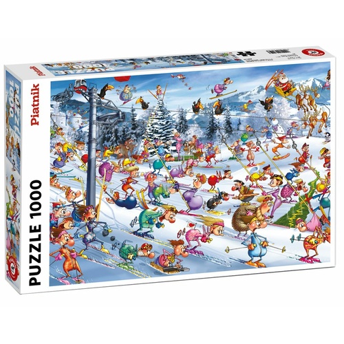 RUYER, CHRISTMAS SKIING 1000pc (PIA535147)