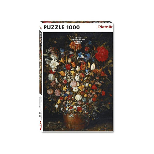 Piatnik Brueghel Flowers in Wood Vase Jigsaw Puzzle 1000 Pieces (PIA555046)