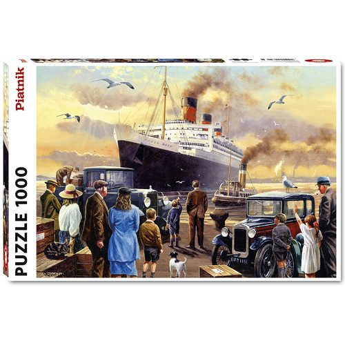 Piatnik Walsh R.M.S Queen Mary Jigsaw Puzzle 1000 Pieces (PIA556340)