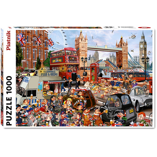 Piatnik Ruyer London Jigsaw Puzzle 1000 Pieces 68 x 44cm (PIA556944)