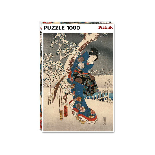 Piatnik Hiroshige Ukiyo-e Jigsaw Puzzle 1000 Pieces (PIA559945)