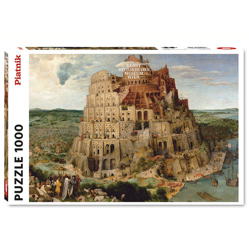 Piatnik Bruegel Tower of Babel Jigsaw Puzzle 1000 Pieces (PIA563942)