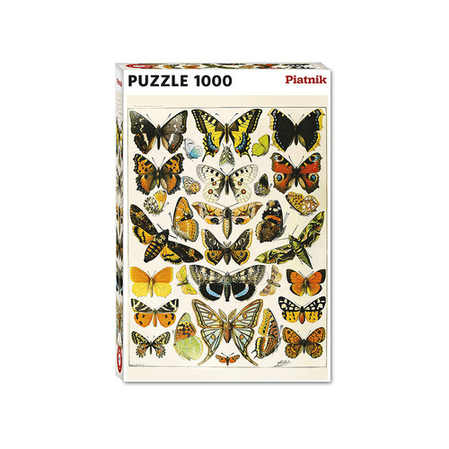 Piatnik Millot Butterfly/Moth Jigsaw Puzzle 1000 Pieces (PIA570445)