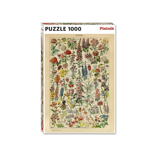 Piatnik Millot Flowers Jigsaw Puzzle 1000 Pieces 68 x 44cm (PIA570544)