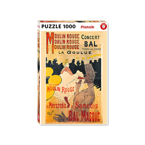 Piatnik Toulouse-Lautrec Moulin Rouge Jigsaw Puzzle 1000 Pieces (PIA571442)