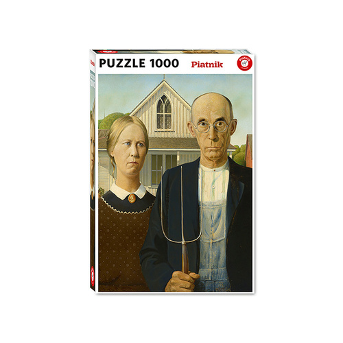 Piatnik Wood American Gothic Jigsaw Puzzle 1000 Pieces (PIA572142)
