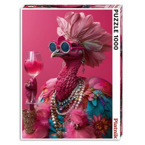 Piatnik Pink Birdie High-Quality Adult Jigsaw Puzzle 1000 Pieces