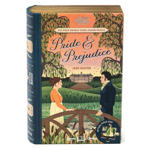 Professor Puzzle Pride & Prejudice Double-Sided Jigsaw Puzzle 252 Pieces