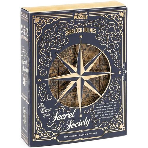 Professor Puzzle Sherlock Holmes Secret Society Sliding Block Puzzle (PRO206705)