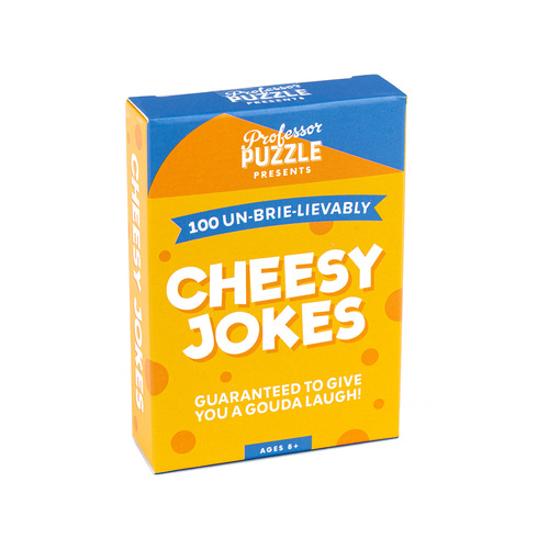Professor Puzzle 100 Un-brie-lievably Cheesy Jokes for Ages 8+ (PRO217268)