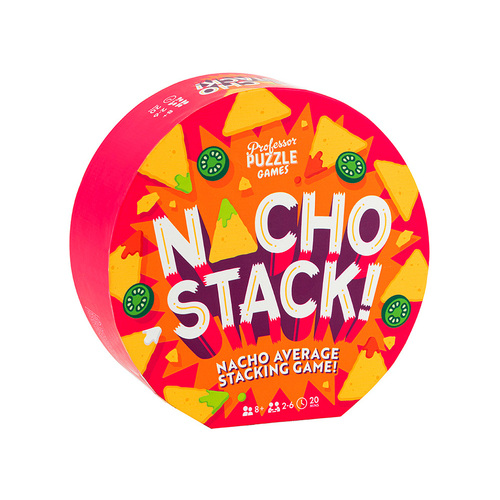 Professor Puzzle Nacho Stack Cheesy Stacking Game 2-6 Players (PRO219613)