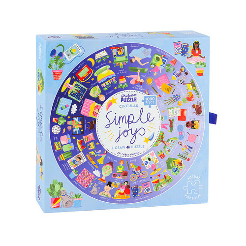 Professor Puzzle The Simple Joys Circular Jigsaw Puzzle 1000pcs (PRO219668)