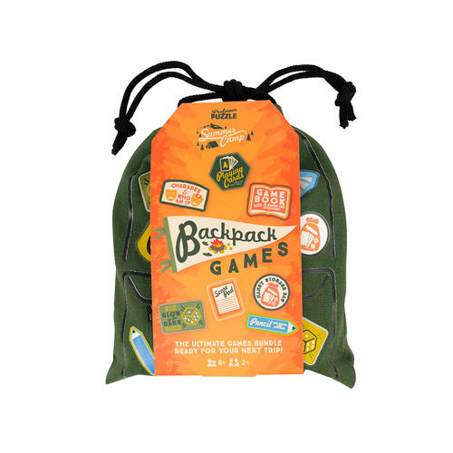 Professor Puzzle Summer Camp Backpack Games 2+ Players Ages 8+ (PRO219873)