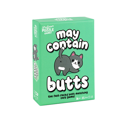 Professor Puzzle May Contain Butts Card Game 2-6 Players (PRO221500)