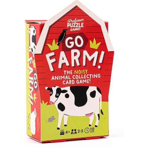 Professor Puzzle Go Farm Card Game 2-5 Players Ages 4+ (PRO230632)