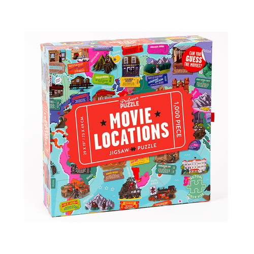 Professor Puzzle Movie Locations Jigsaw Puzzle 1000pcs (PRO230663)