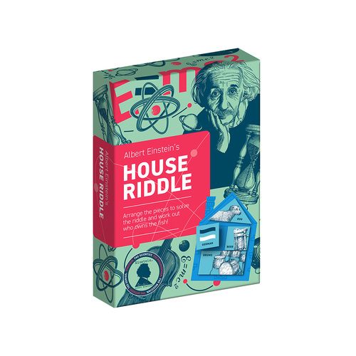 Professor Puzzle Albert Einsteins House Riddle Brain Teaser Puzzle (PRO245520)