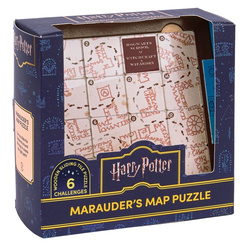 Professor Puzzle Harry Potter Marauder's Map Sliding Block Wooden Puzzle