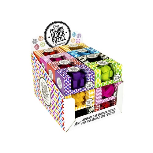 Colour Block Puzzle Assorted x 24 (PRO534882)